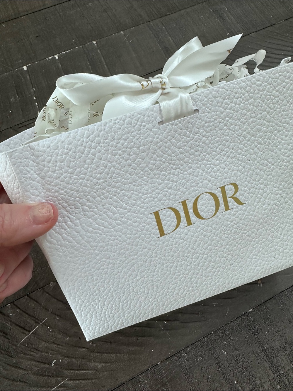 NWT DIOR MITZAH SCARF IN ROSE - Picture 9 of 9